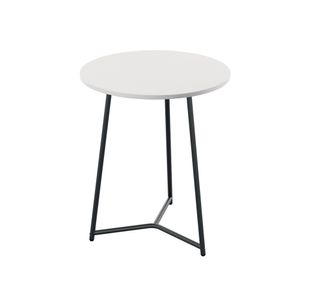 Shore Mid Table 600X735Mm Wht/Blk