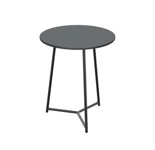 Shore Mid Table 800X735Mm Blk/Blk