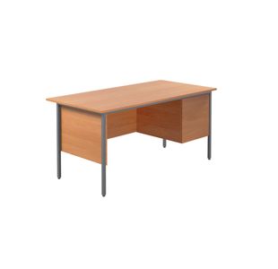 Modara Desk 2Drw Fxd Ped 1500Mm Bch