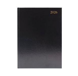 Desk Diary Dpp Appt A4 Black 2026