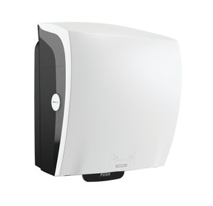 Katrin Plastic Towel Dispenser White