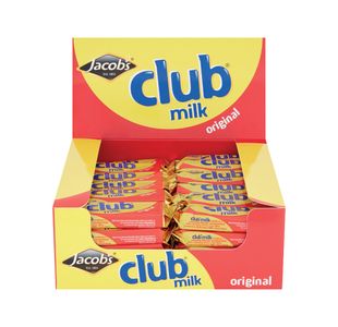 Jacobs Club Bis Milk Choc 22G Pk60