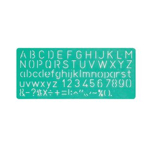 Linex Lettering Stencil 8500S Set P3