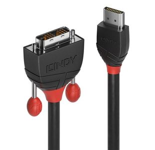 1M Hdmi To Dvi-D Cable Black Line