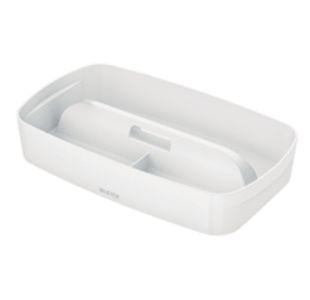 Leitz Mybox Org Tray/Handle Sml Wht