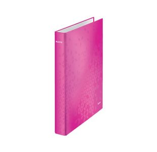 Leitz Wow Ring Binder A4 Pink Pk10