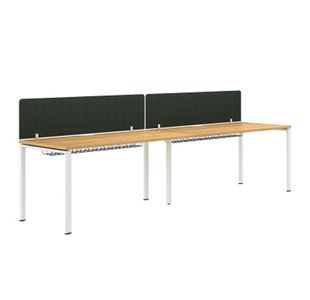 2 Person Single Row Bench Desk