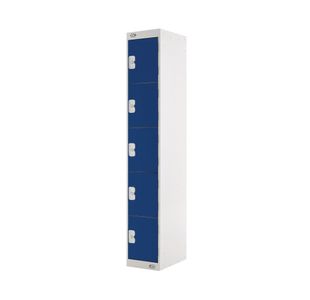 Five Compartment Locker 450 Blue