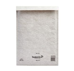 Bubble Lined Bag White 220X330 Pk50
