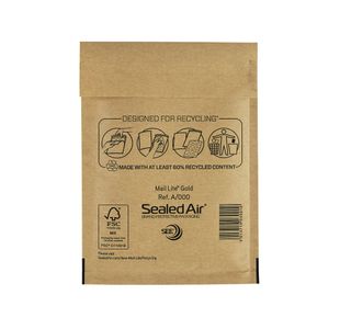 Sealed Air Post Bag Gold A000 Pk100