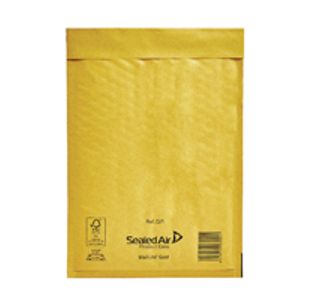 Sealed Air Bubble Bag D1 Gold Pk100