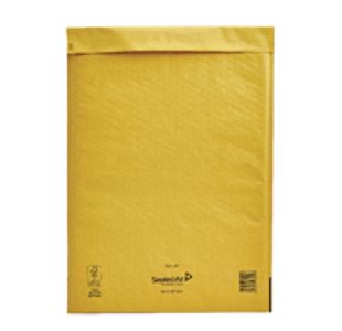 Bubble Lined Bag Gold 300X440 Pk50