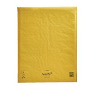 Bubble Lined Bag Gold 350X470 Pk50