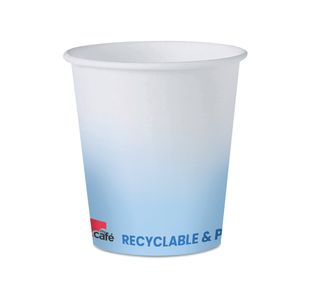 Mycafe Paper Wtr Cups 7Oz Blu Pk1000