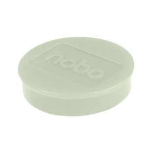 Nobo Whiteboard Magnets 38 Wht Pk10