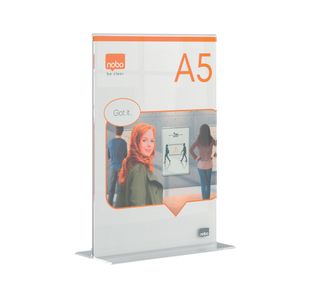Nobo A5 Acrylic Freestanding Frame