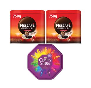Nescafe Orig 750G X2 Foc Qs Tub 550G