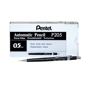 Pentel P205 Auto Pencil 0.5Mm Pk12
