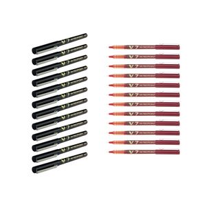 Pilot V7 Buy 12Blk Get 12 V7 Red Foc