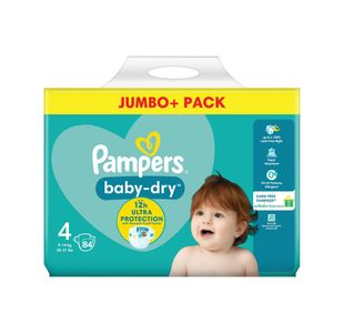 Pampers Baby Dry Nappies Size 4 P168