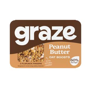 Graze Peanut Butter Flapjack 50G Pk9