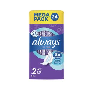 Always Ultra Lng Wings Pads Sz 2 P24