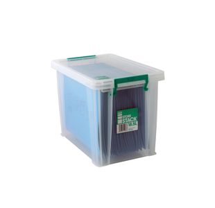 Storestack 18.5L Storage Box Clear