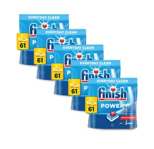 Finish Power Dishwsh Tab Lem Pk61