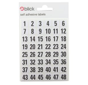 Blick 00-99 Wht/Blk Label Bag