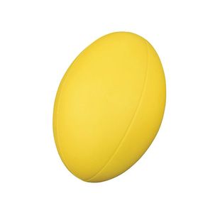 Coated Foam Rugby Ball Size 3 Yellow