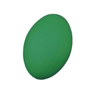 Coated Foam Rugby Ball Size 3 Green