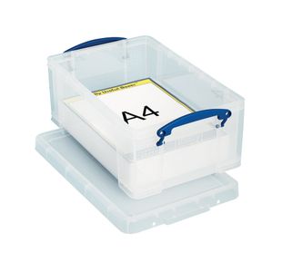Really Useful 9L Storage Box/Lid Clr