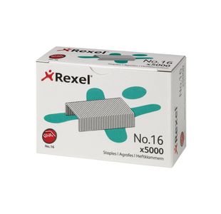 Rexel No16 Staples Metal 6Mm Pk5000