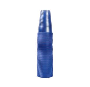 Mycafe Plastic Cup 7Oz Blue Pk1000