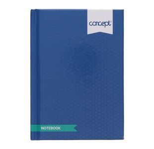 Concept Blue A6 160Pg Hardback Notebook