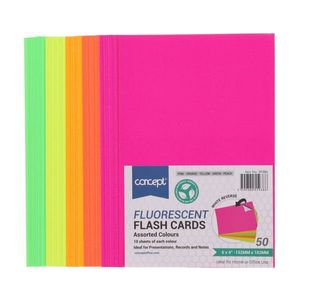Concept Pkt.50 6"X4" Fluorescent Flash C