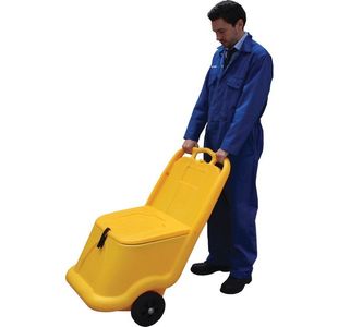 Mobile Salt Bin Kit Yellow 75L