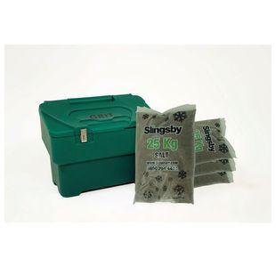 Salt Bin + Optional Locking Grn 115L
