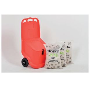 Salt Bin Kit 75L + Wht De-Icing Salt