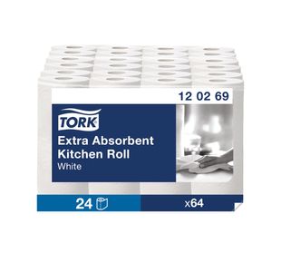 Tork Kitchen Roll Twin Pkwht P24