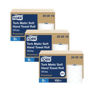 Tork M Hnd Twl 100M Wht Pk6 3For2