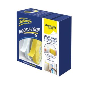 Sellotape Sticky Hook Strip 6M