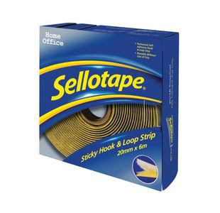 Sellotape Sticky Hook And Loop Strip