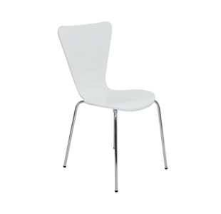 Recess Hdut Chair White Pk4