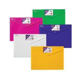 Snopake Polyfile Id Bright Ast Pk5