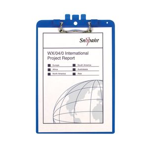 Snopake Clpb With Pen Hldr A4 Blue