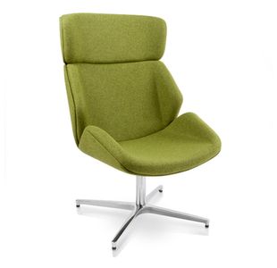 Skara Single Tone High Back Swivel Chair