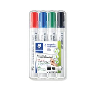 Staedtler Lumo 351 Drywipe Ast Pk4