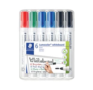 Staedtler Lumo 351 Drywipe Ast Pk6