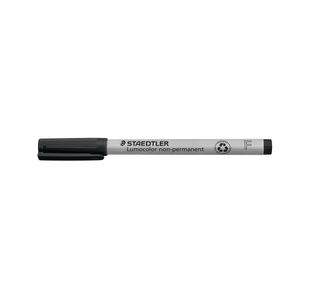 Staedtler Lumocolor F Wbase Blk Pk10